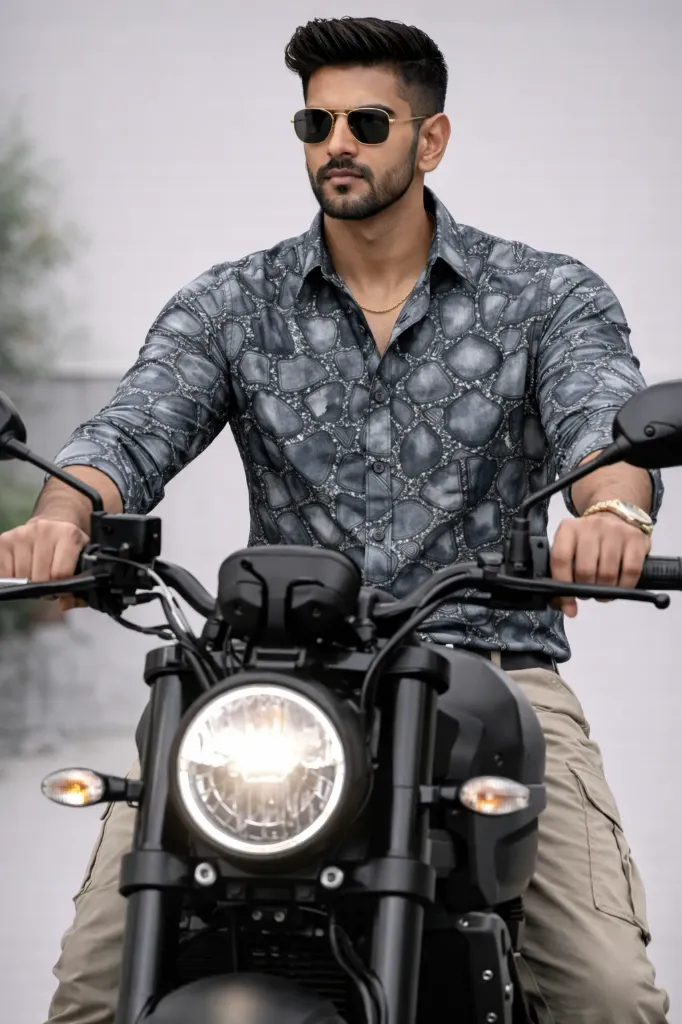 3D Rock Blue Print (S)